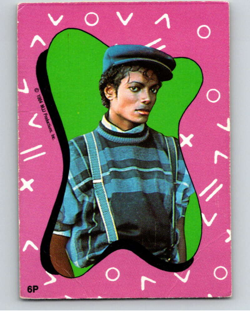 1984 O-Pee-Chee Michael Jackson #P6 Michael Jackson Puzzle Set V67627 Image 1