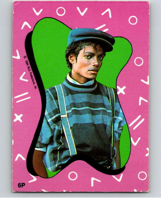 1984 O-Pee-Chee Michael Jackson #P6 Michael Jackson Puzzle Set  V67628 Image 1