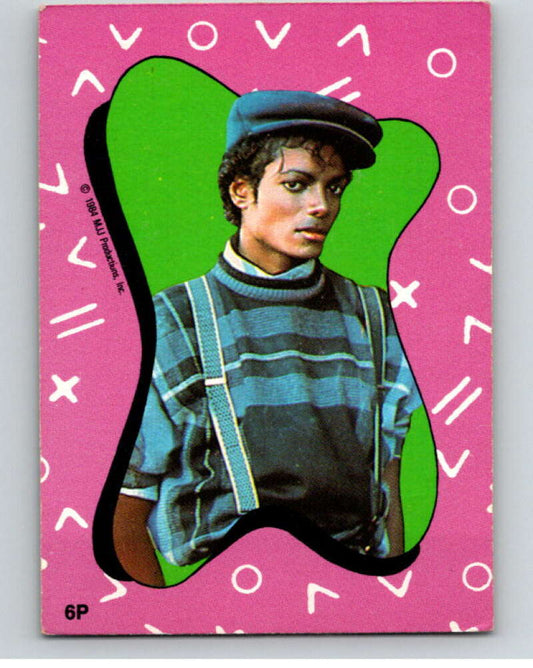 1984 O-Pee-Chee Michael Jackson #P6 Michael Jackson Puzzle Set  V67629 Image 1