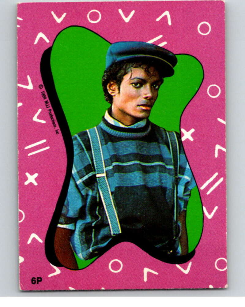 1984 O-Pee-Chee Michael Jackson #P6 Michael Jackson Puzzle Set V67630 Image 1