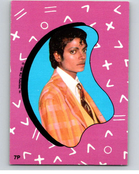 1984 O-Pee-Chee Michael Jackson #P7 Michael Jackson Puzzle Set  V67631 Image 1