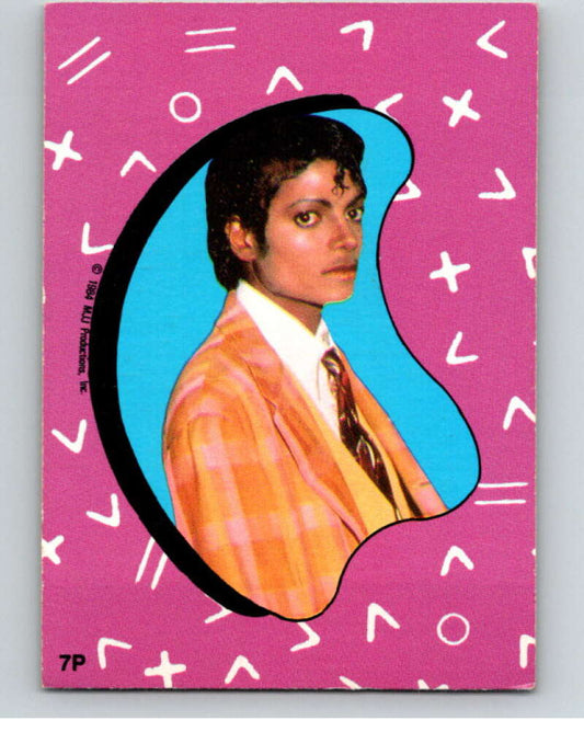 1984 O-Pee-Chee Michael Jackson #P7 Michael Jackson Puzzle Set  V67632 Image 1