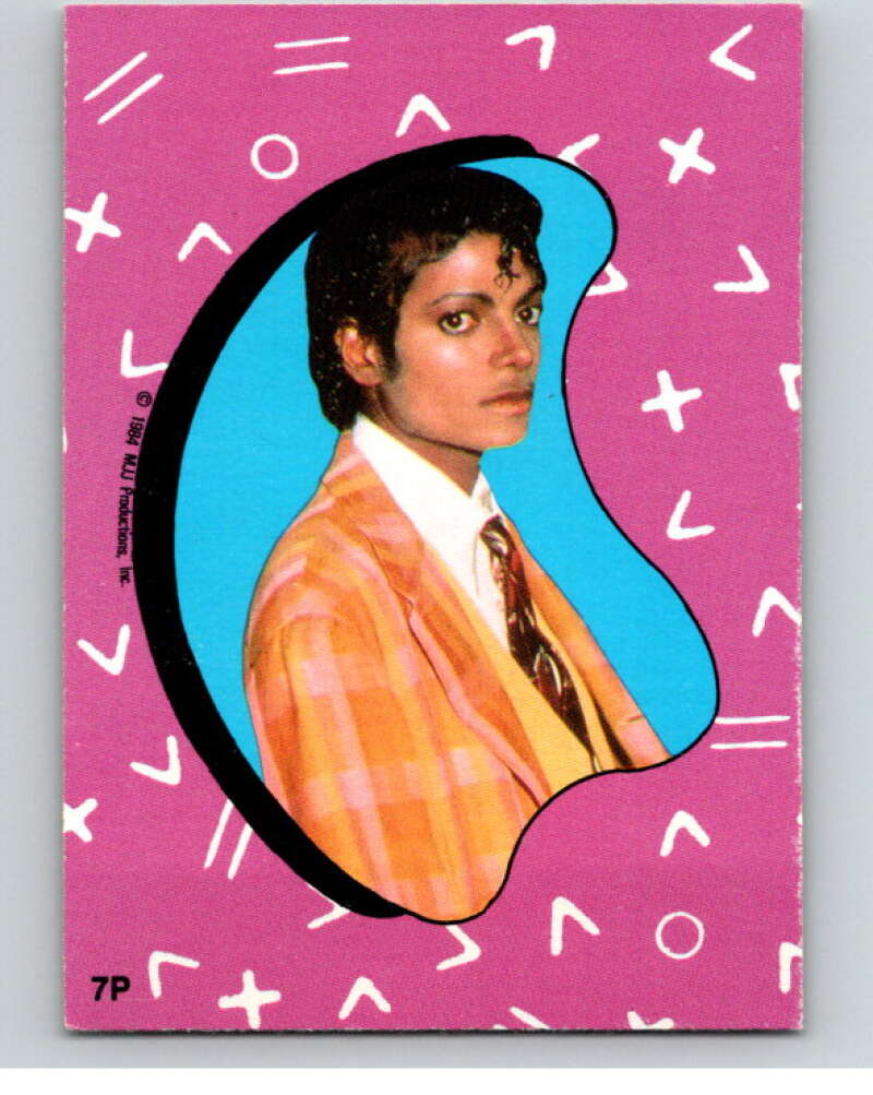 1984 O-Pee-Chee Michael Jackson #P7 Michael Jackson Puzzle Set V67633 Image 1