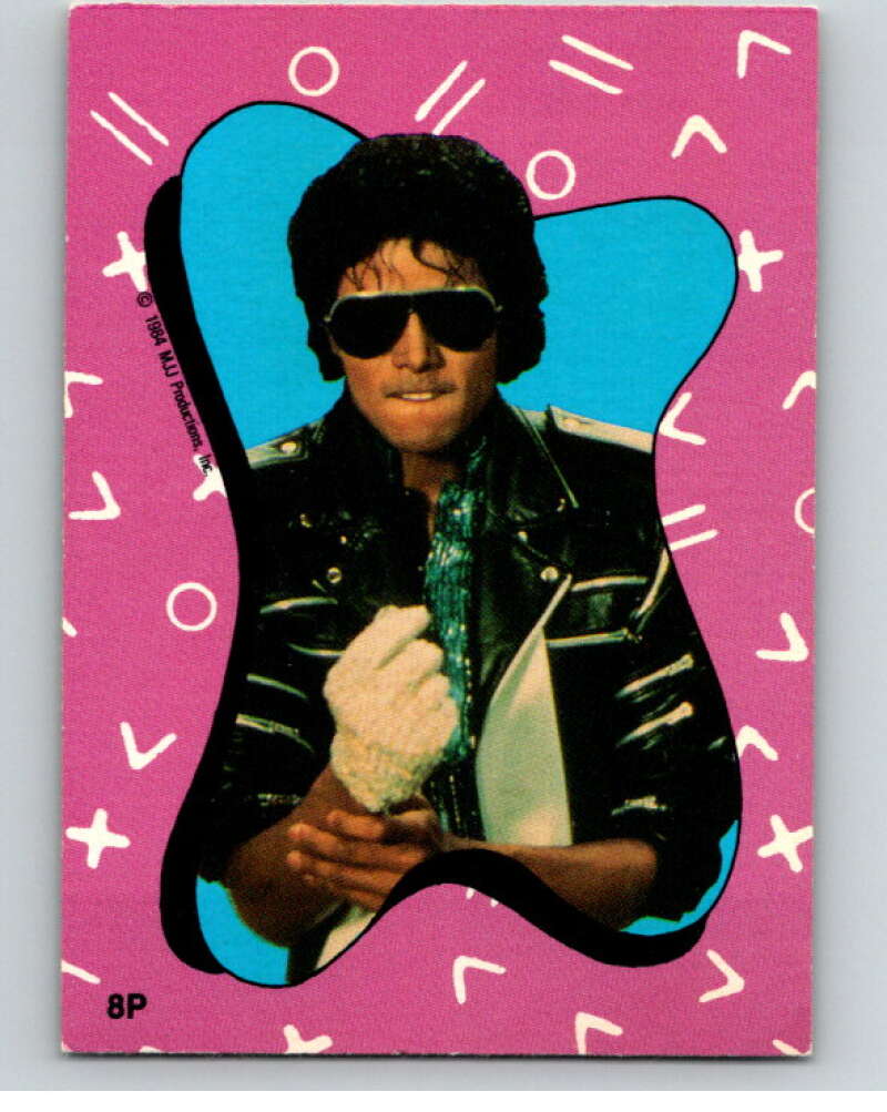 1984 O-Pee-Chee Michael Jackson #P8 Michael Jackson Puzzle Set V67634 Image 1