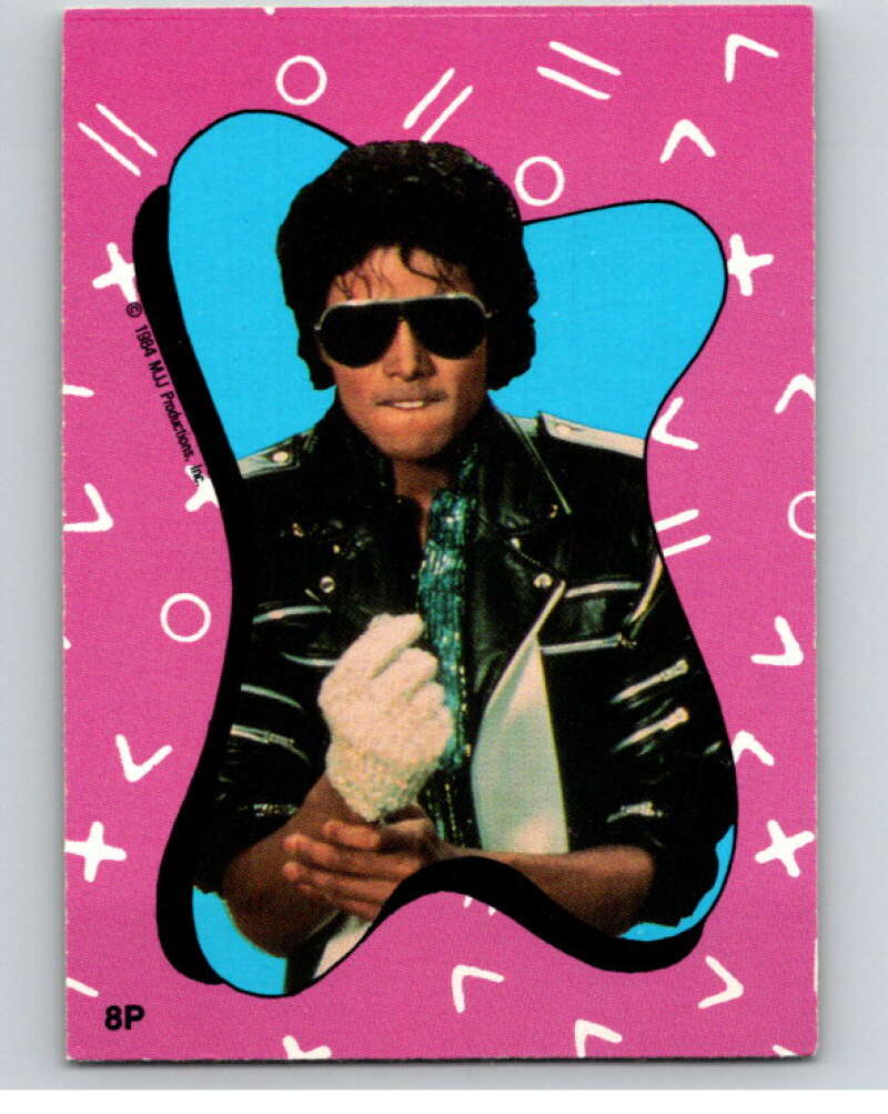 1984 O-Pee-Chee Michael Jackson #P8 Michael Jackson Puzzle Set V67635 Image 1