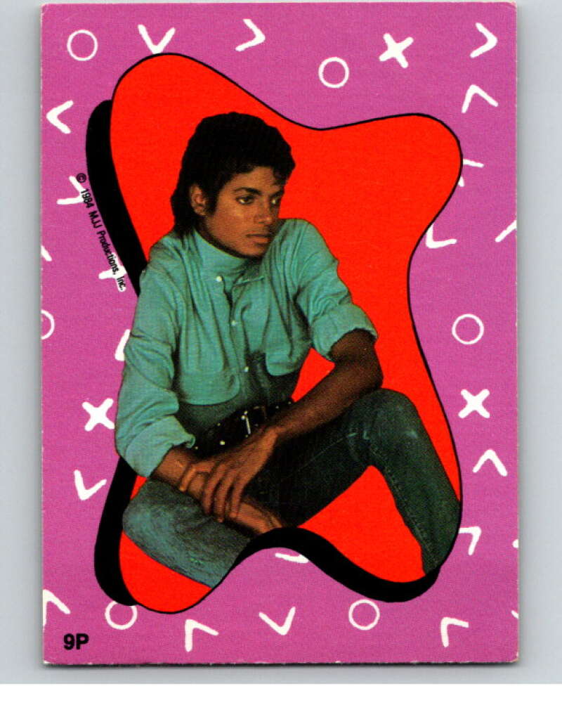 1984 O-Pee-Chee Michael Jackson #P9 Michael Jackson Puzzle Set V67636 Image 1