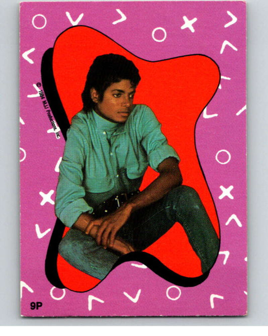 1984 O-Pee-Chee Michael Jackson #P9 Michael Jackson Puzzle Set  V67636 Image 1