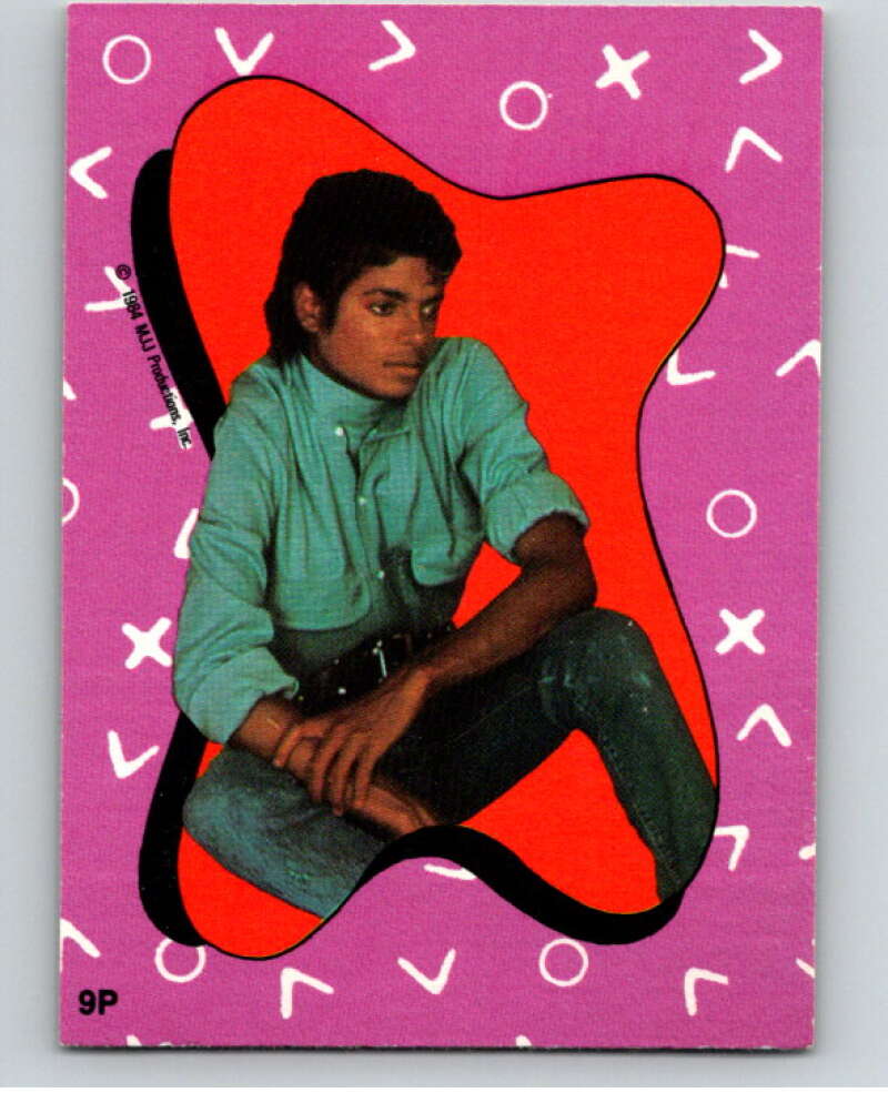 1984 O-Pee-Chee Michael Jackson #P9 Michael Jackson Puzzle Set V67637 Image 1