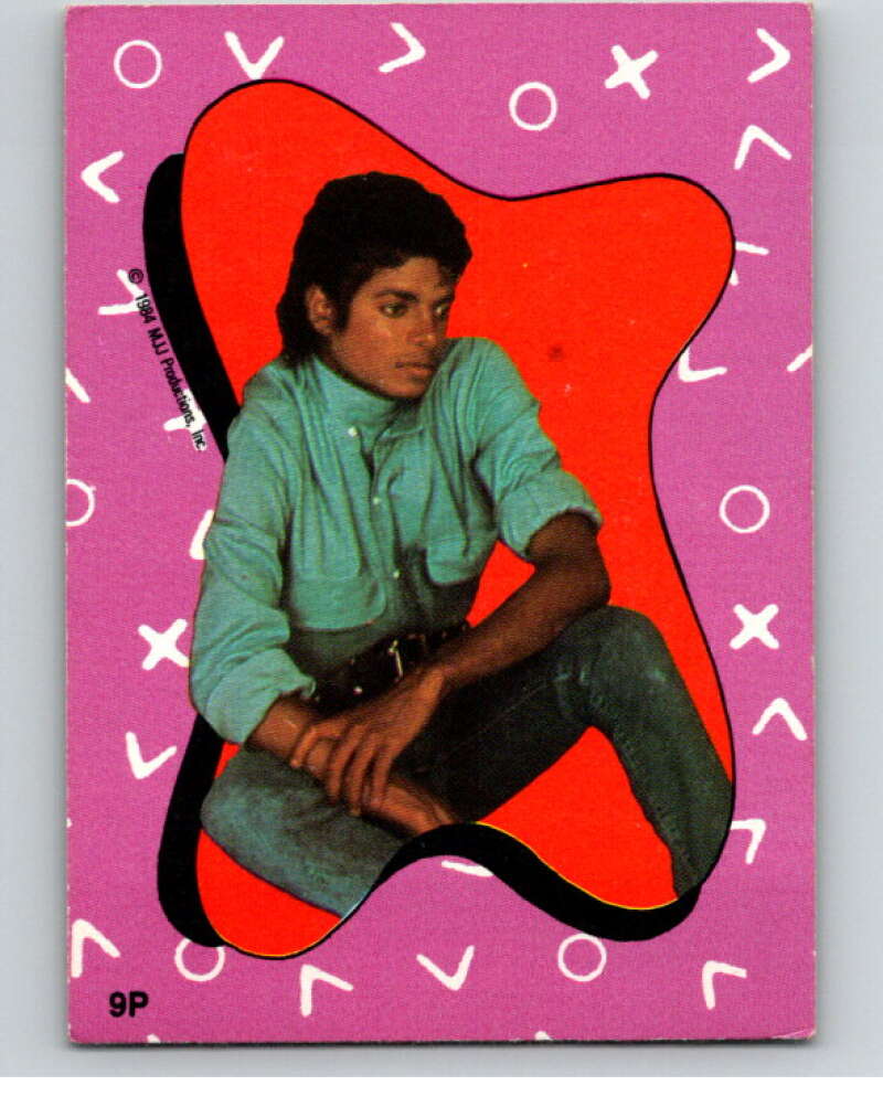 1984 O-Pee-Chee Michael Jackson #P9 Michael Jackson Puzzle Set V67638 Image 1