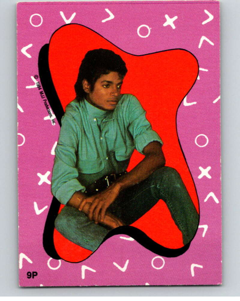 1984 O-Pee-Chee Michael Jackson #P9 Michael Jackson Puzzle Set V67639 Image 1