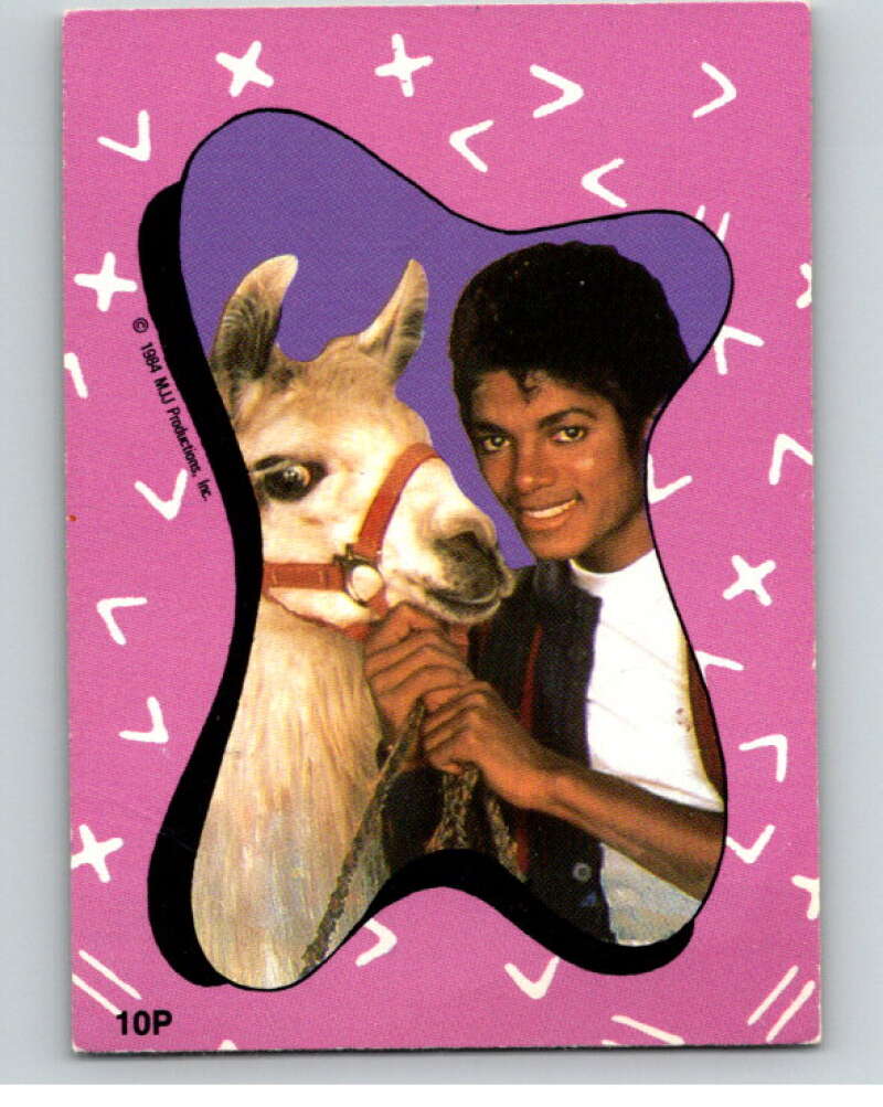 1984 O-Pee-Chee Michael Jackson #P10 Michael Jackson Puzzle Set V67641 Image 1