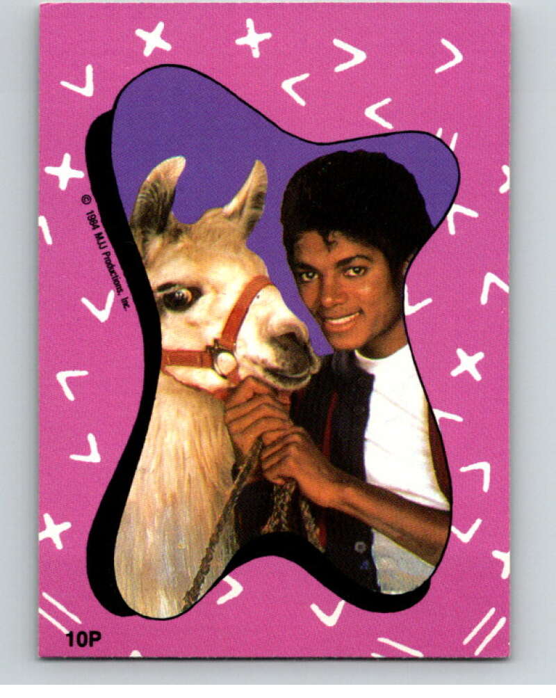 1984 O-Pee-Chee Michael Jackson #P10 Michael Jackson Puzzle Set V67642 Image 1