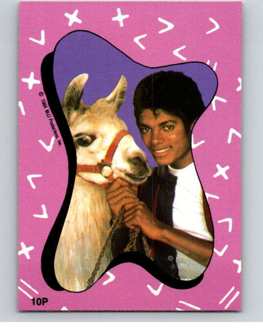 1984 O-Pee-Chee Michael Jackson #P10 Michael Jackson Puzzle Set  V67643 Image 1
