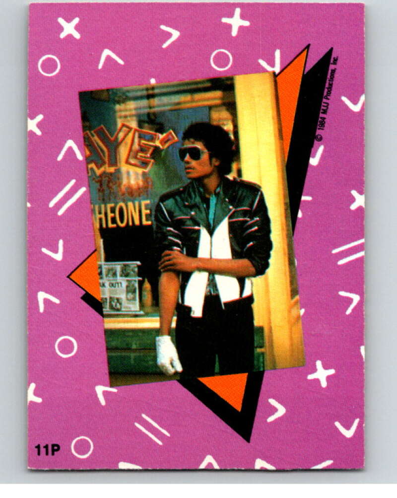 1984 O-Pee-Chee Michael Jackson #P11 Michael Jackson Puzzle Set V67644 Image 1