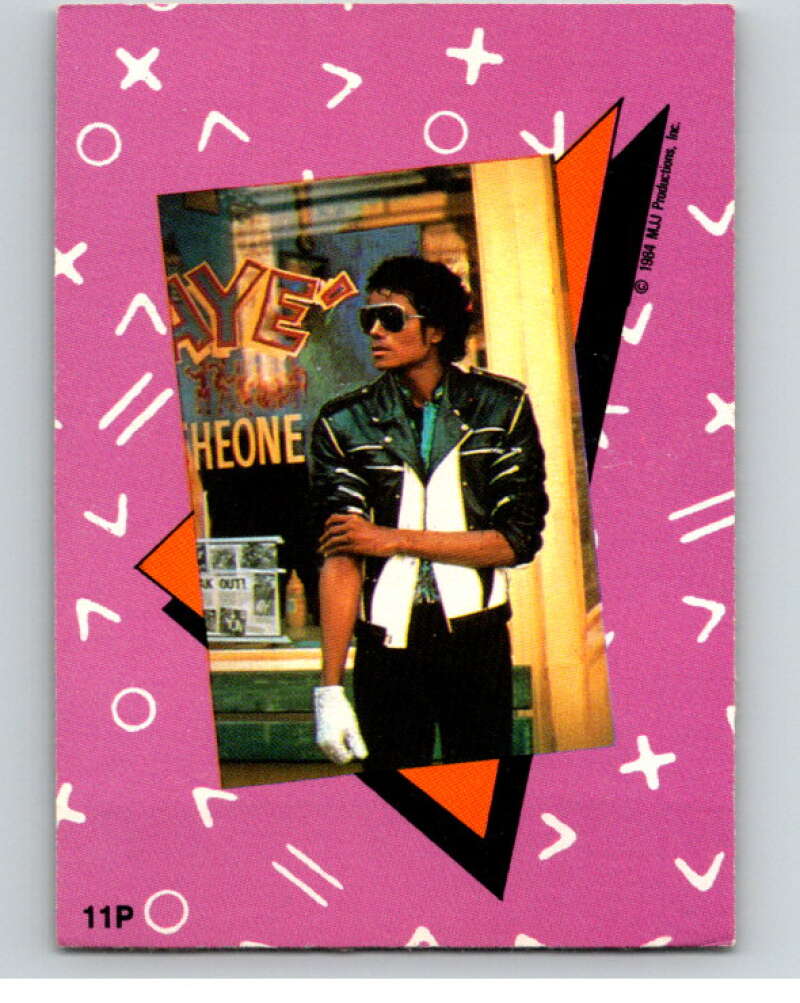 1984 O-Pee-Chee Michael Jackson #P11 Michael Jackson Puzzle Set V67645 Image 1