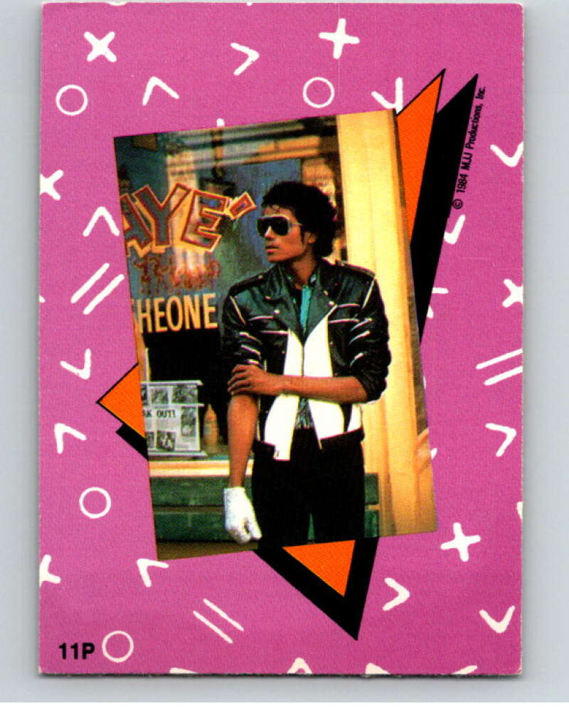 1984 O-Pee-Chee Michael Jackson #P11 Michael Jackson Puzzle Set V67646 Image 1