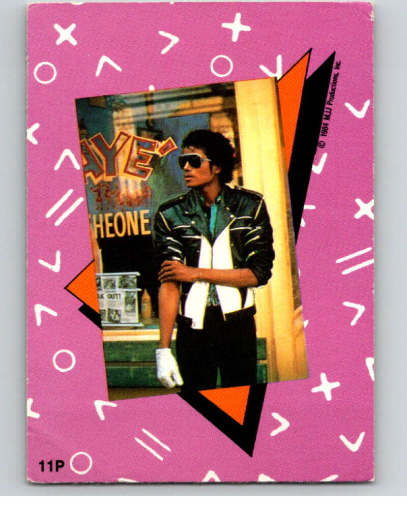 1984 O-Pee-Chee Michael Jackson #P11 Michael Jackson Puzzle Set V67647 Image 1