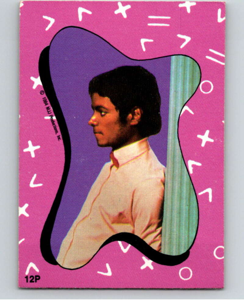 1984 O-Pee-Chee Michael Jackson #P12 Michael Jackson Puzzle Set V67648 Image 1
