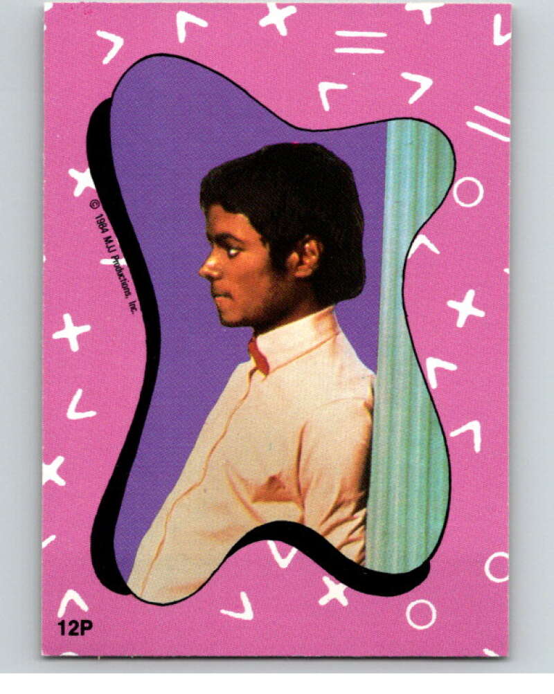 1984 O-Pee-Chee Michael Jackson #P12 Michael Jackson Puzzle Set V67649 Image 1