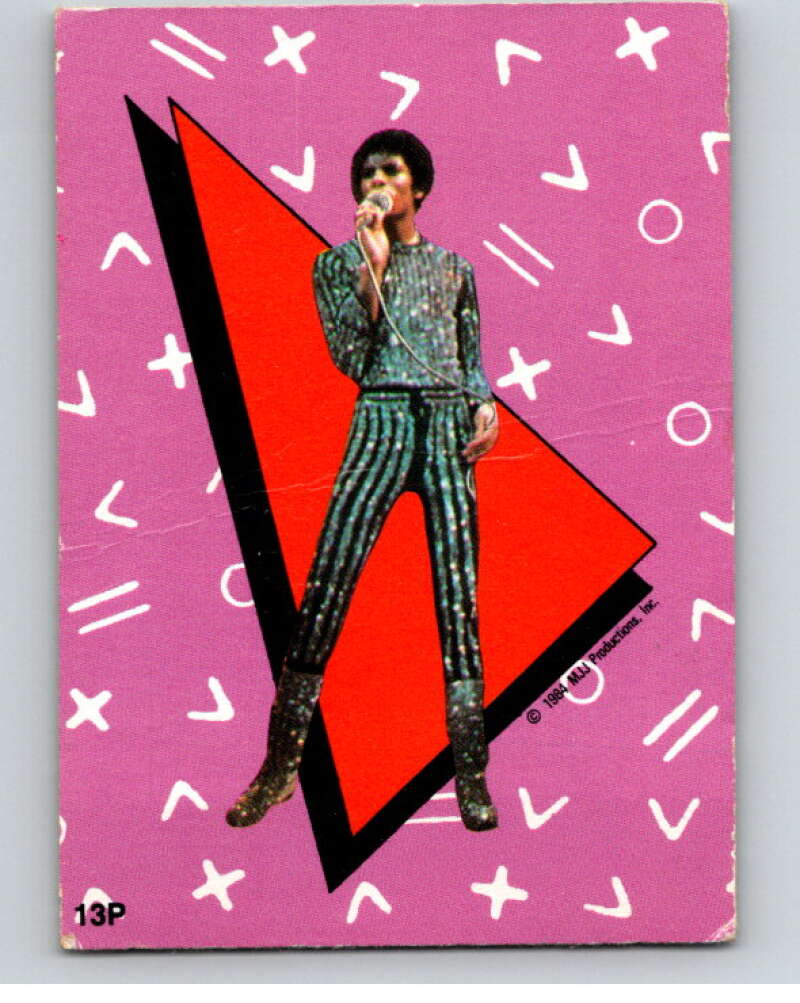 1984 O-Pee-Chee Michael Jackson #P13 Michael Jackson Puzzle Set V67650 Image 1