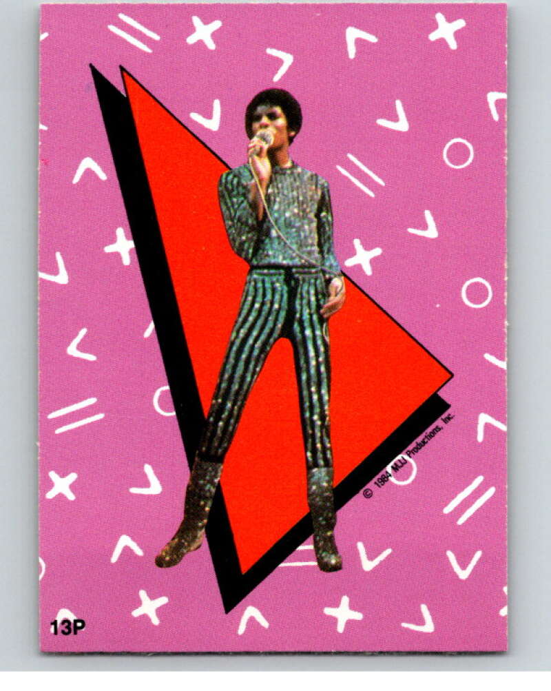 1984 O-Pee-Chee Michael Jackson #P13 Michael Jackson Puzzle Set V67652 Image 1