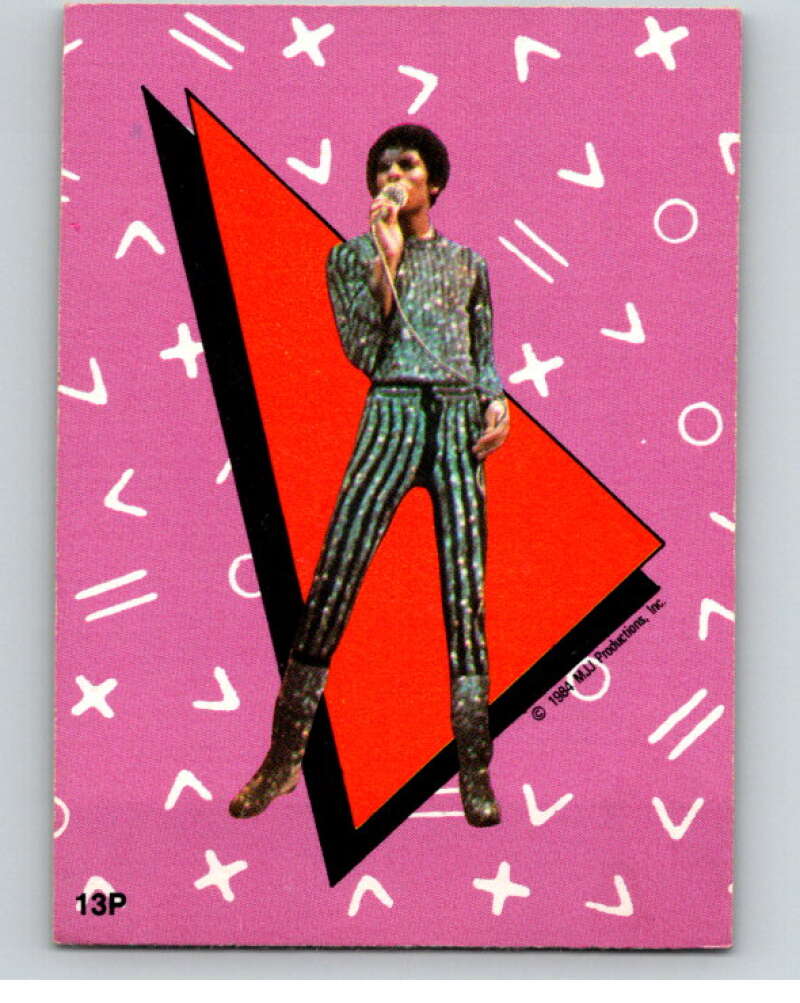 1984 O-Pee-Chee Michael Jackson #P13 Michael Jackson Puzzle Set V67654 Image 1