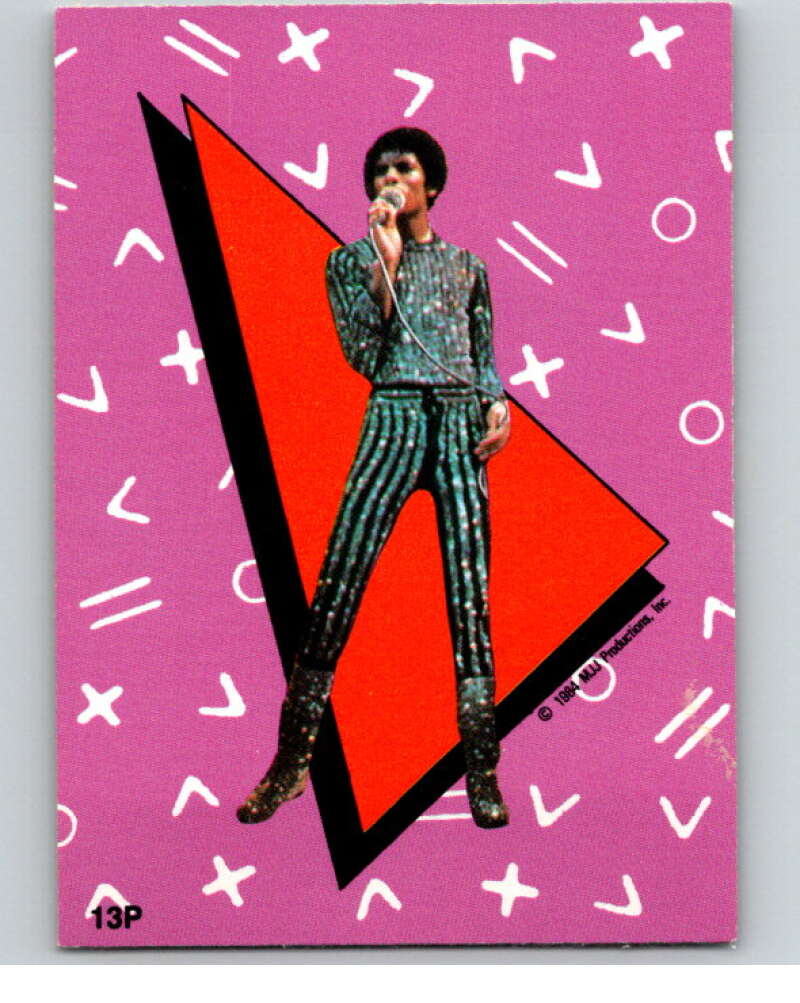 1984 O-Pee-Chee Michael Jackson #P13 Michael Jackson Puzzle Set V67655 Image 1