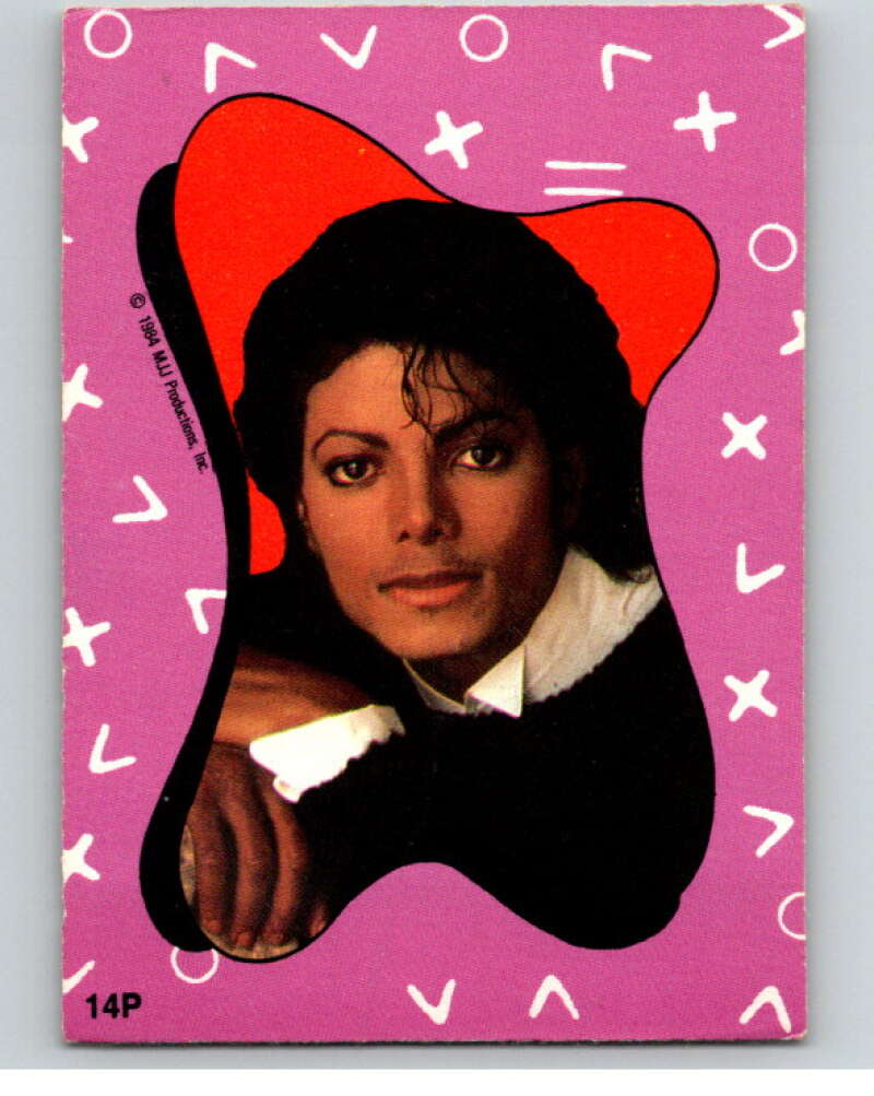 1984 O-Pee-Chee Michael Jackson #P14 Michael Jackson Puzzle Set V67656 Image 1