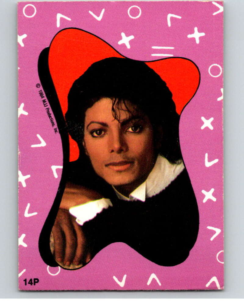 1984 O-Pee-Chee Michael Jackson #P14 Michael Jackson Puzzle Set V67657 Image 1