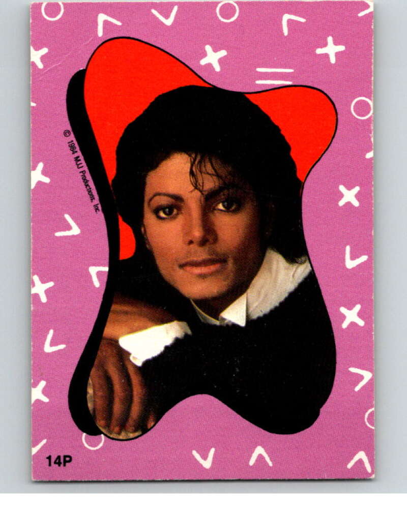 1984 O-Pee-Chee Michael Jackson #P14 Michael Jackson Puzzle Set V67658 Image 1