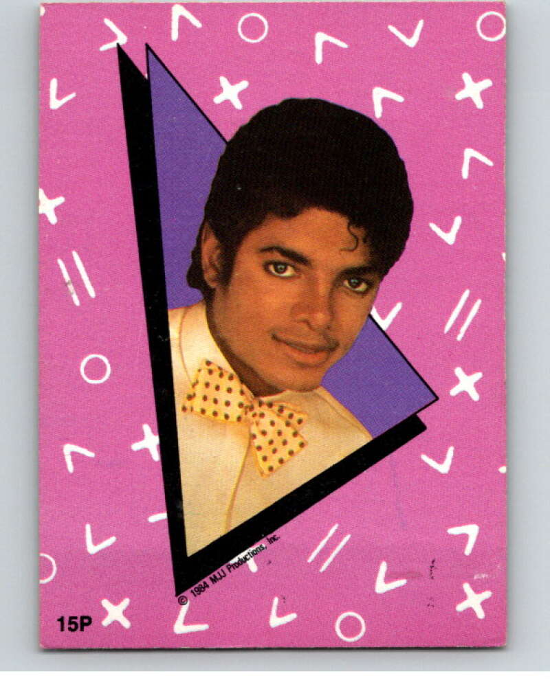 1984 O-Pee-Chee Michael Jackson #P15 Michael Jackson Puzzle Set V67659 Image 1