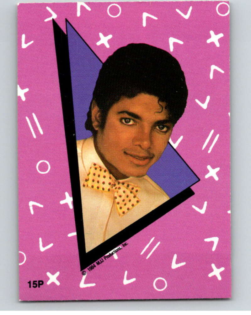 1984 O-Pee-Chee Michael Jackson #P15 Michael Jackson Puzzle Set V67661 Image 1