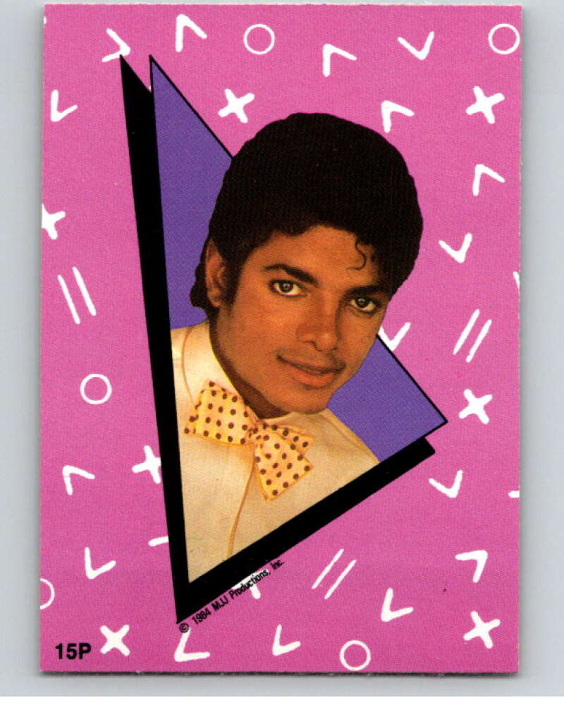 1984 O-Pee-Chee Michael Jackson #P15 Michael Jackson Puzzle Set V67662 Image 1