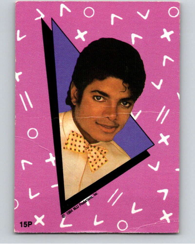 1984 O-Pee-Chee Michael Jackson #P15 Michael Jackson Puzzle Set V67663 Image 1