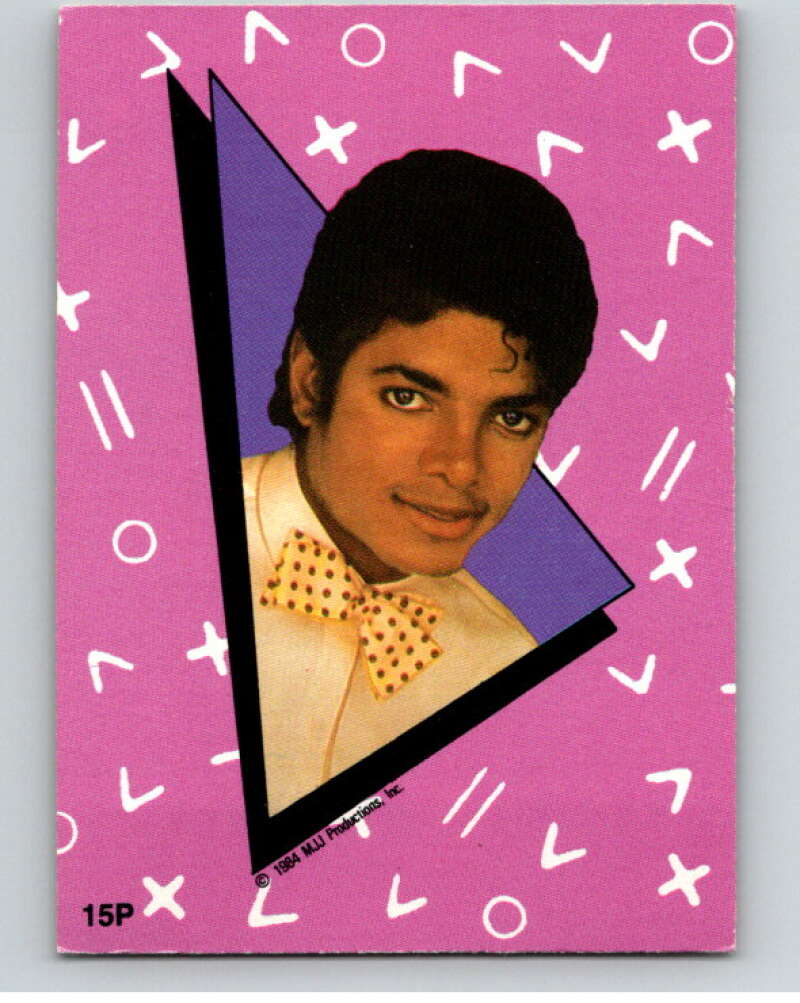 1984 O-Pee-Chee Michael Jackson #P15 Michael Jackson Puzzle Set V67665 Image 1