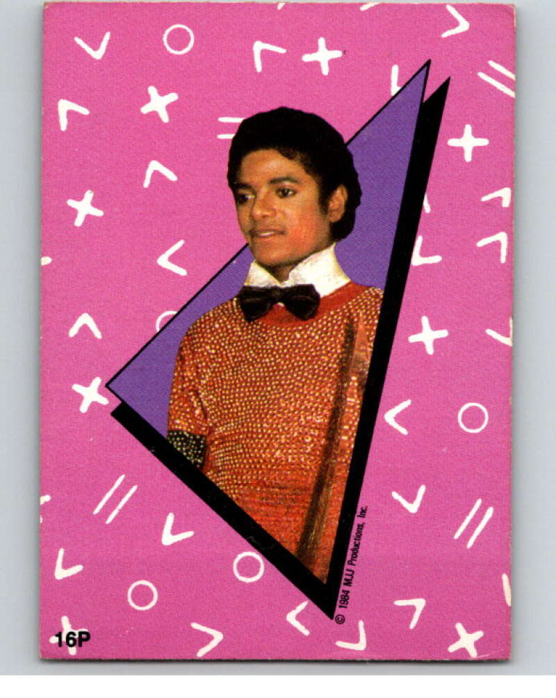 1984 O-Pee-Chee Michael Jackson #P16 Michael Jackson Puzzle Set V67666 Image 1
