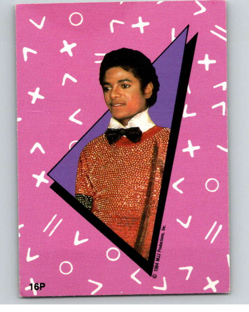 1984 O-Pee-Chee Michael Jackson #P16 Michael Jackson Puzzle Set V67667 Image 1