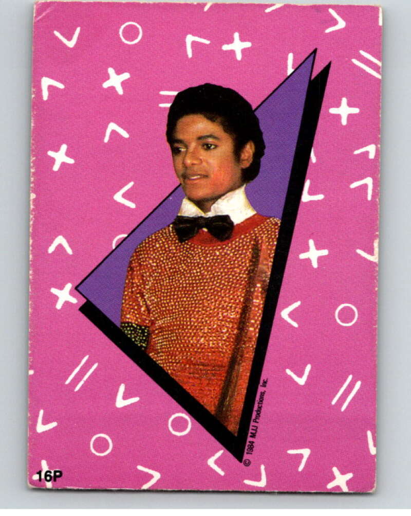 1984 O-Pee-Chee Michael Jackson #P16 Michael Jackson Puzzle Set V67668 Image 1