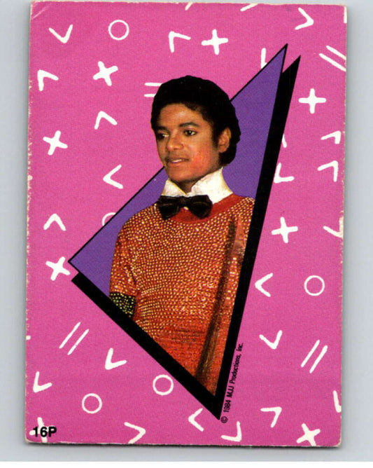 1984 O-Pee-Chee Michael Jackson #P16 Michael Jackson Puzzle Set  V67668 Image 1