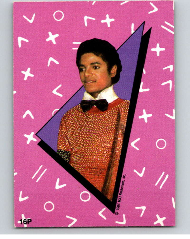 1984 O-Pee-Chee Michael Jackson #P16 Michael Jackson Puzzle Set V67670 Image 1