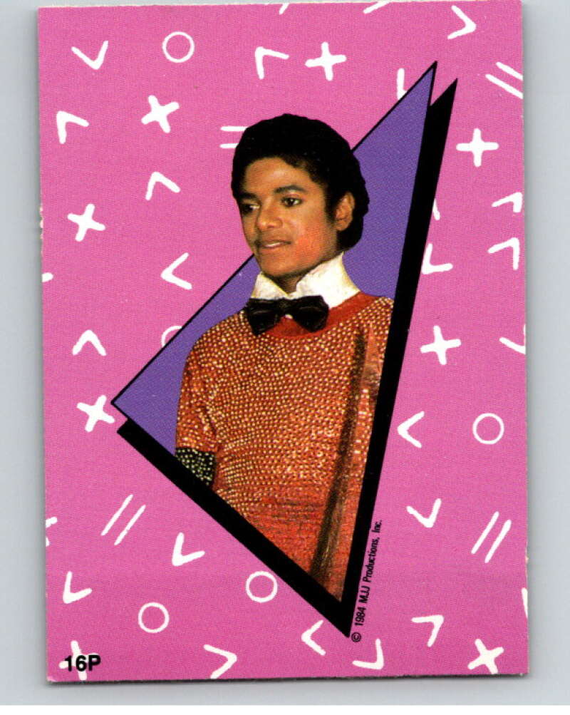 1984 O-Pee-Chee Michael Jackson #P16 Michael Jackson Puzzle Set V67672 Image 1