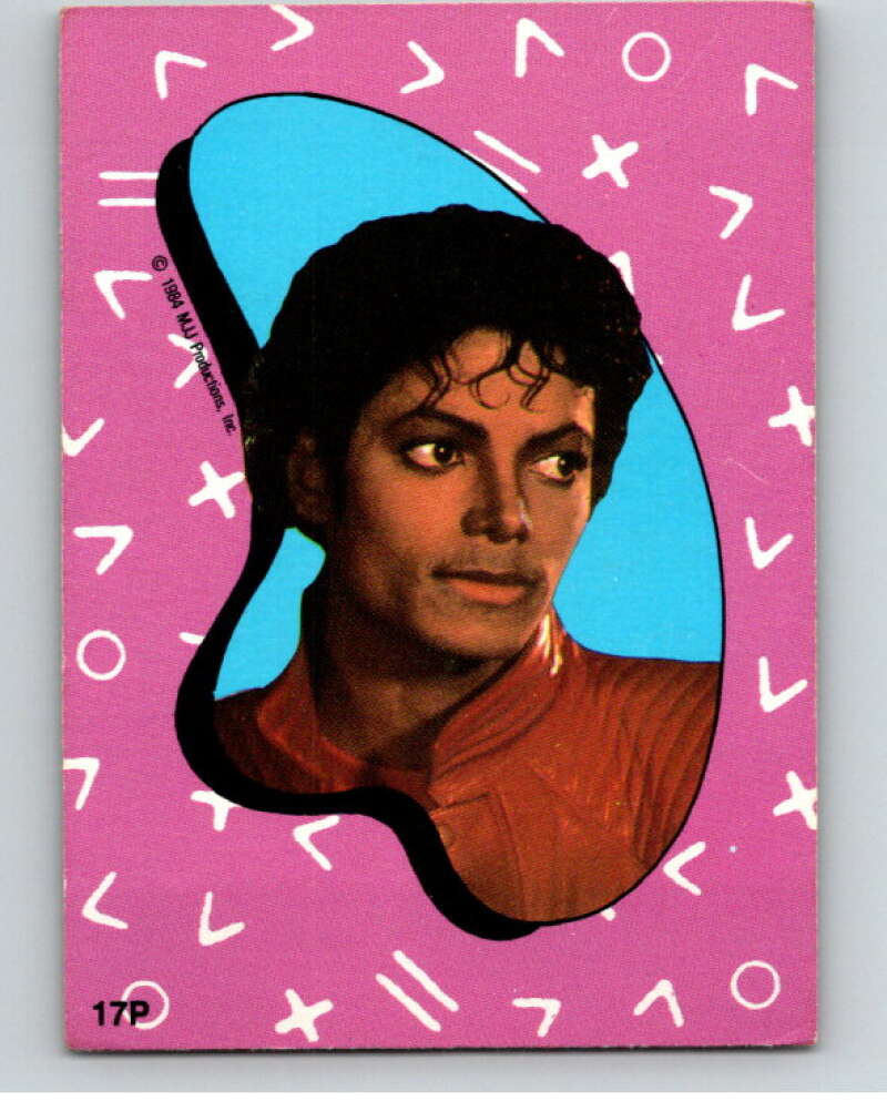 1984 O-Pee-Chee Michael Jackson #P17 Michael Jackson Puzzle Set V67673 Image 1