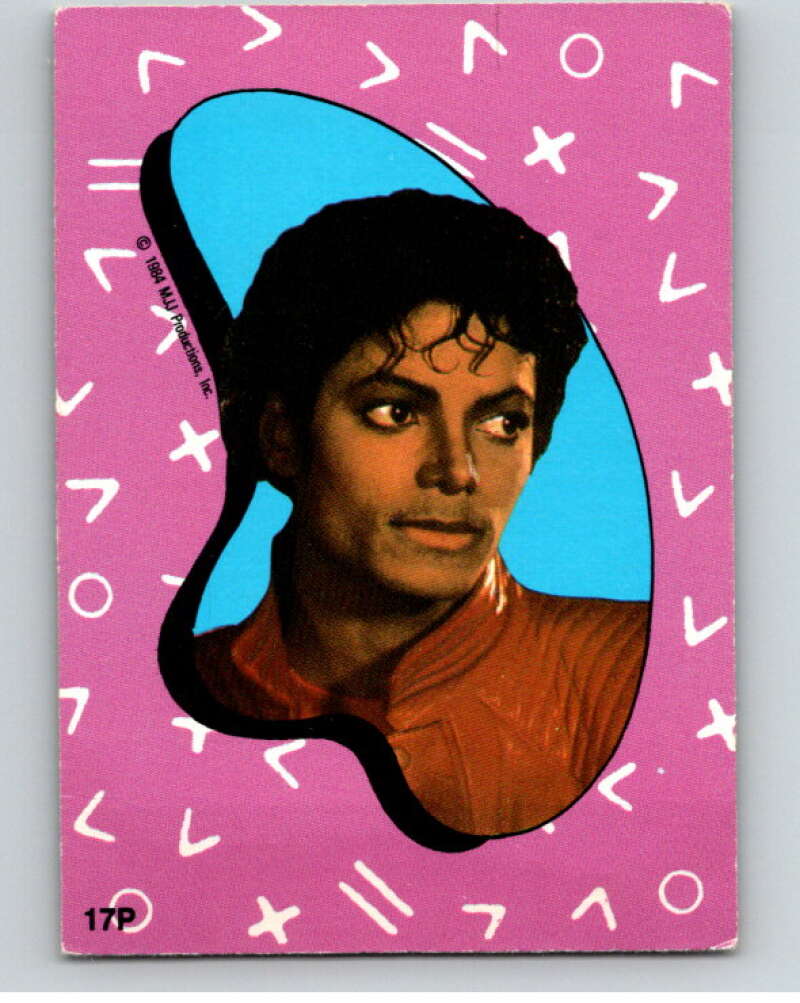 1984 O-Pee-Chee Michael Jackson #P17 Michael Jackson Puzzle Set V67675 Image 1
