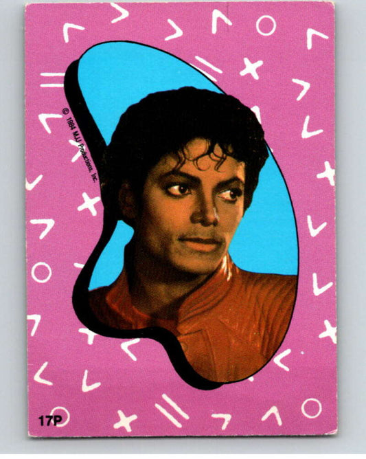 1984 O-Pee-Chee Michael Jackson #P17 Michael Jackson Puzzle Set  V67675 Image 1