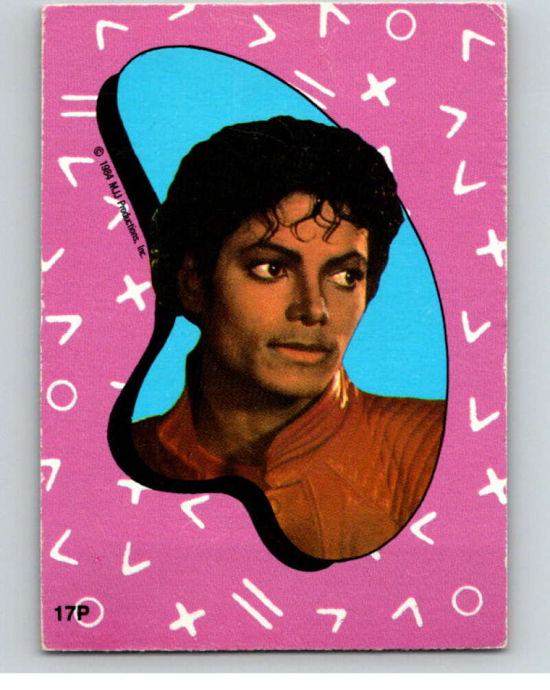 1984 O-Pee-Chee Michael Jackson #P17 Michael Jackson Puzzle Set V67676 Image 1