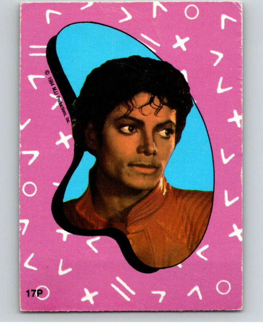 1984 O-Pee-Chee Michael Jackson #P17 Michael Jackson Puzzle Set  V67676 Image 1