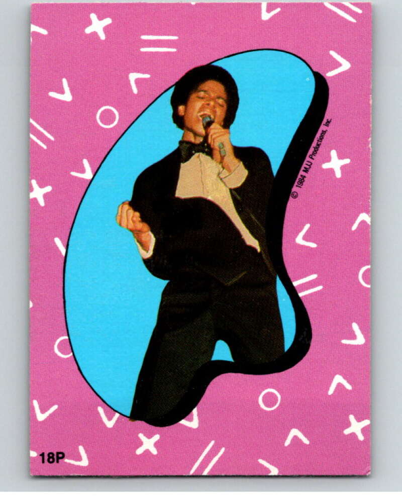 1984 O-Pee-Chee Michael Jackson #P18 Michael Jackson Puzzle Set V67679 Image 1