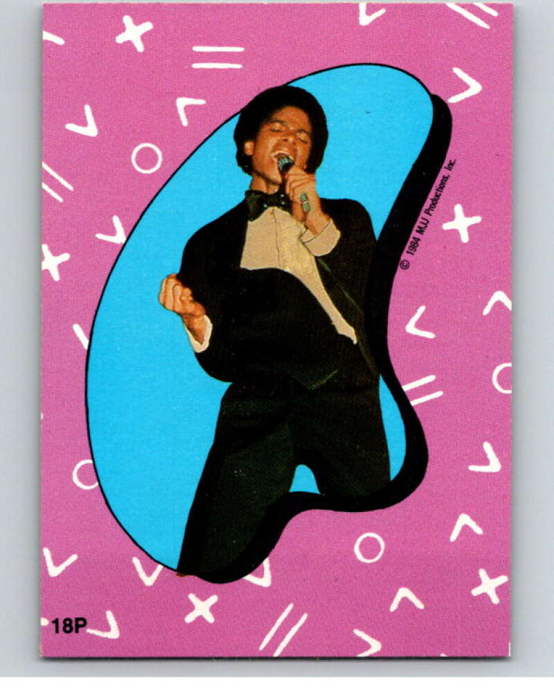 1984 O-Pee-Chee Michael Jackson #P18 Michael Jackson Puzzle Set V67680 Image 1