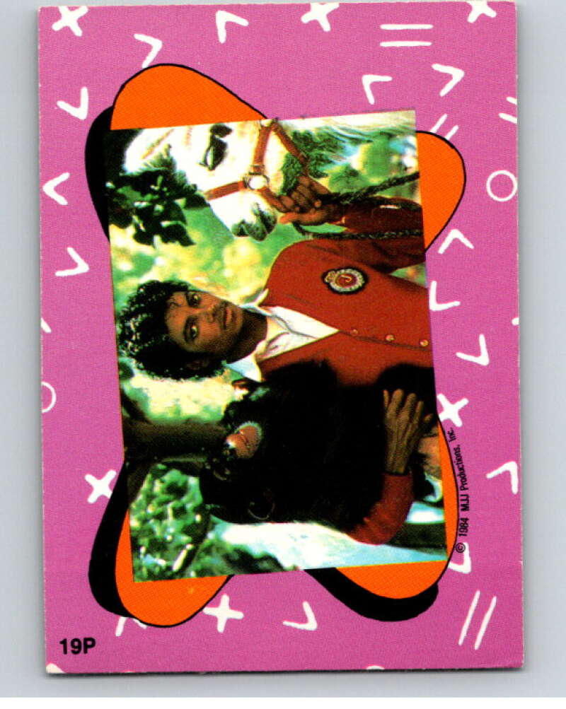 1984 O-Pee-Chee Michael Jackson #P19 Michael Jackson Puzzle Set V67684 Image 1