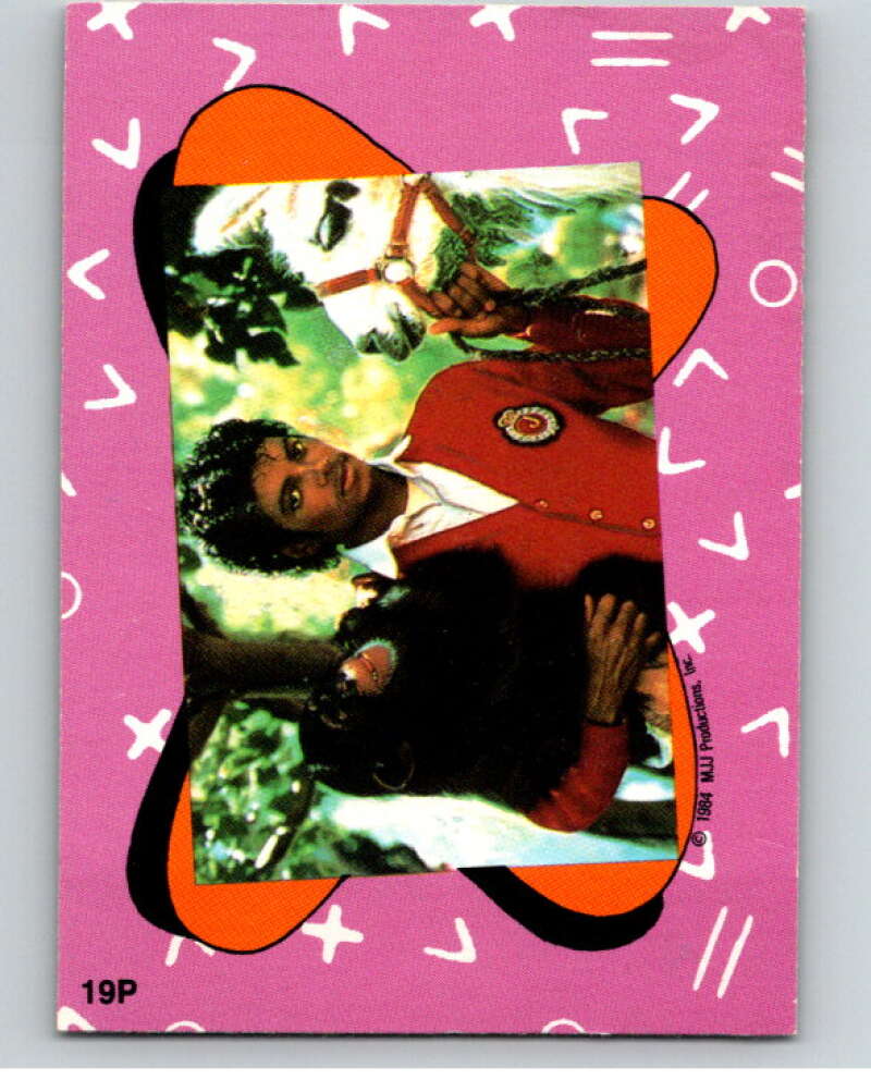 1984 O-Pee-Chee Michael Jackson #P19 Michael Jackson Puzzle Set V67685 Image 1